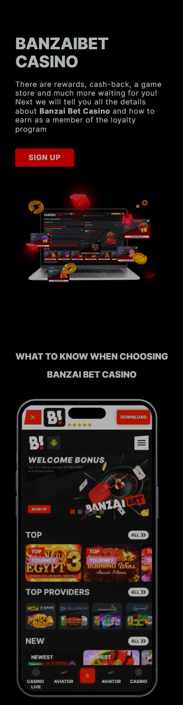 BanzaiBET Official Website